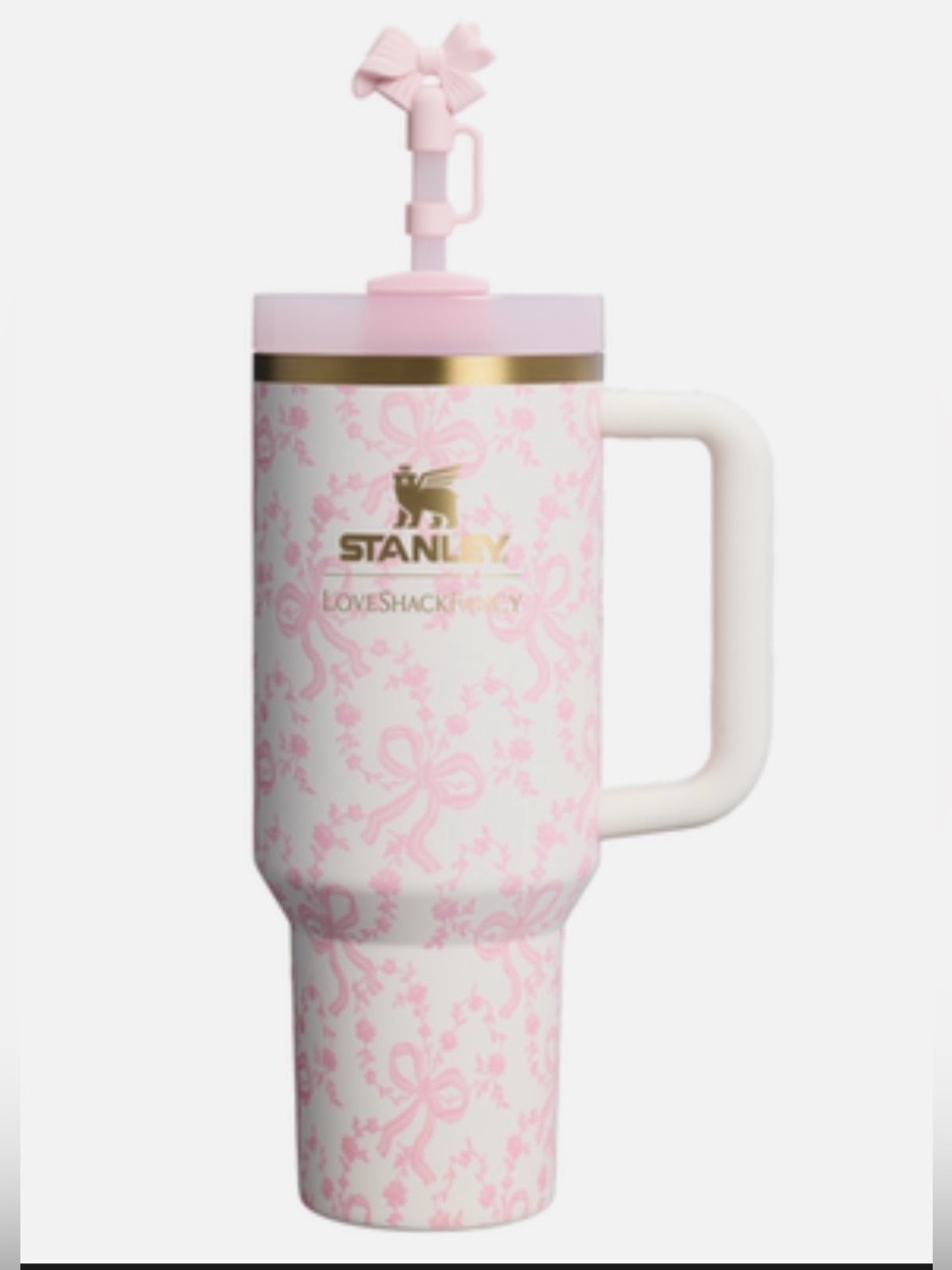 Stanley x LoveShackFancy Holiday Quencher® H2.0 FlowState™ Tumbler | 40 OZ